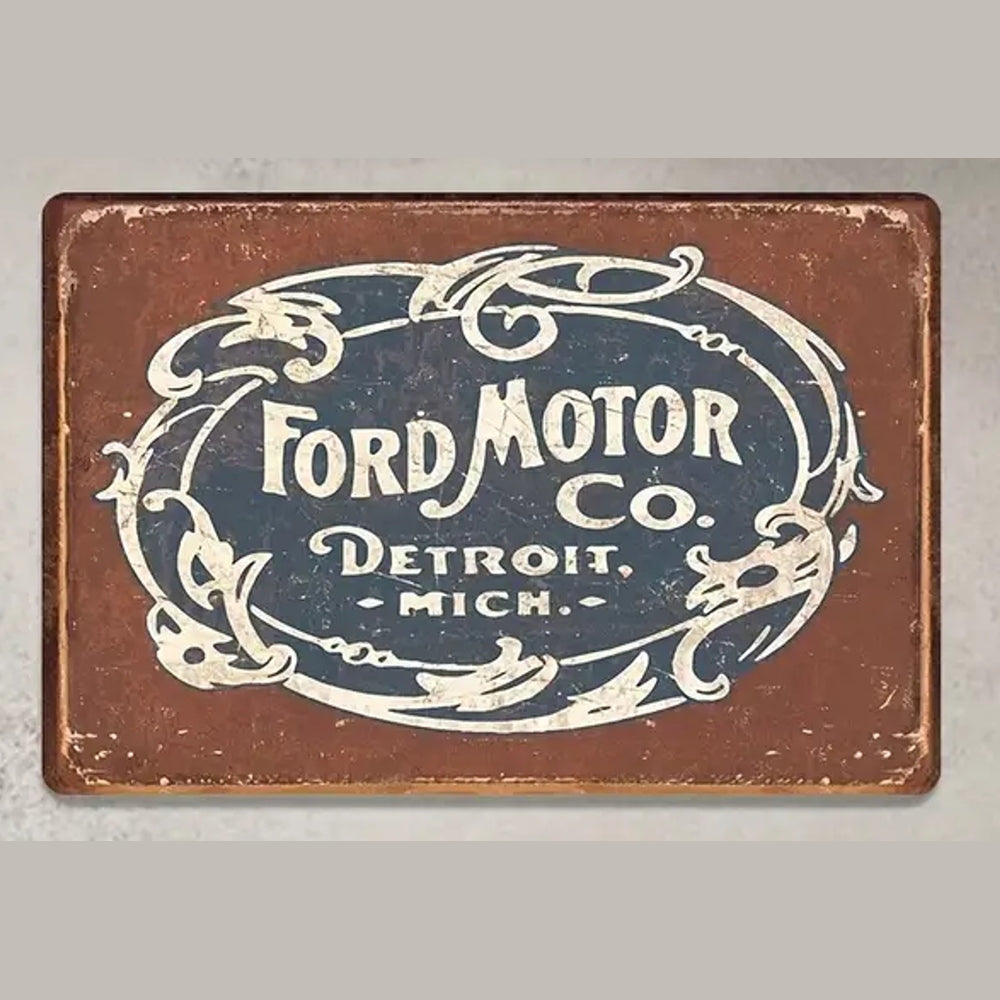 Ford Motor Company Vintage Novelty metal sign, 12 in x 8 in Novelty Sign Style Your Walls